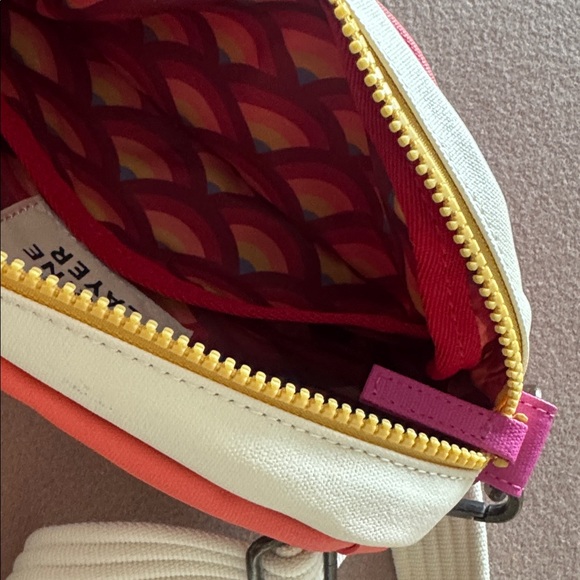 Marine Layer Crossbody Belt Bag 
Red Pink Orange Bag
Adjustable Strap - Picture 6 of 9